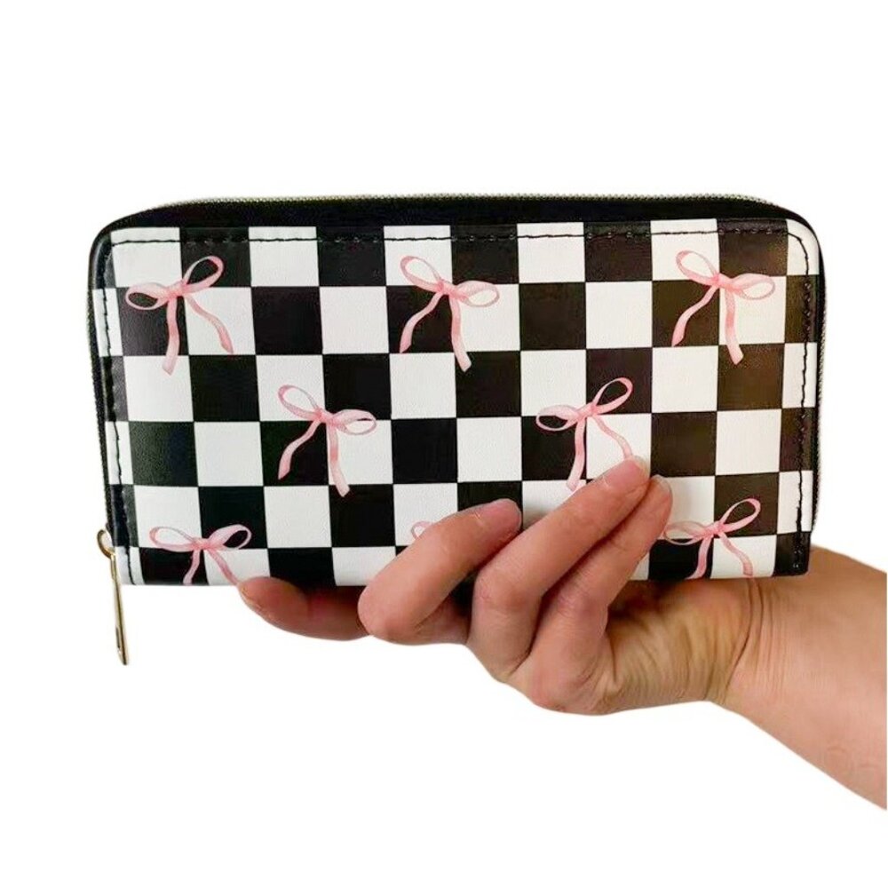 Trendy Bow Ribbon Wallet - Picture 6 of 7